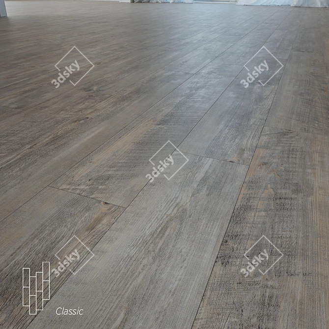 Oak Castle Premium Flooring 3D model image 1