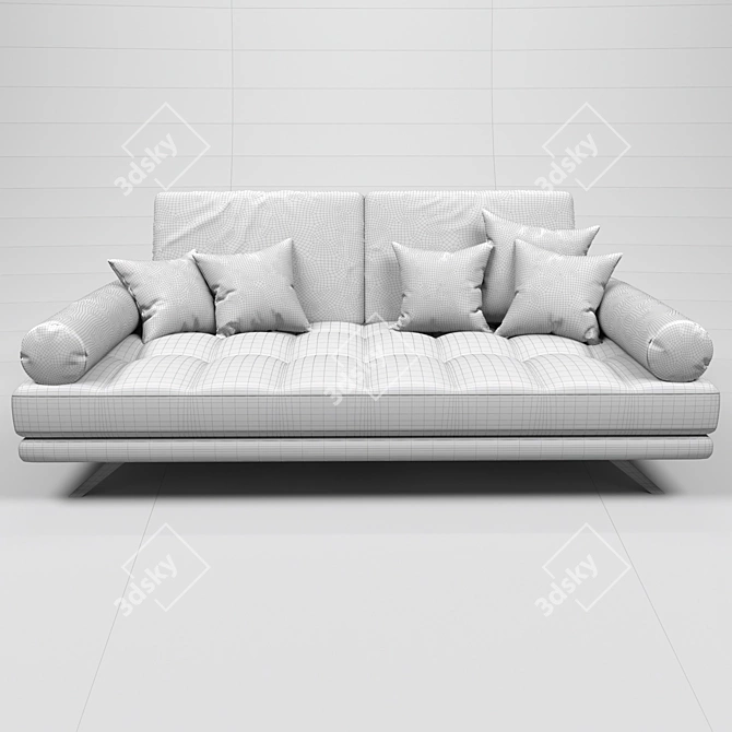 Armonico Relaxing Reading Television Sofa 3D model image 6