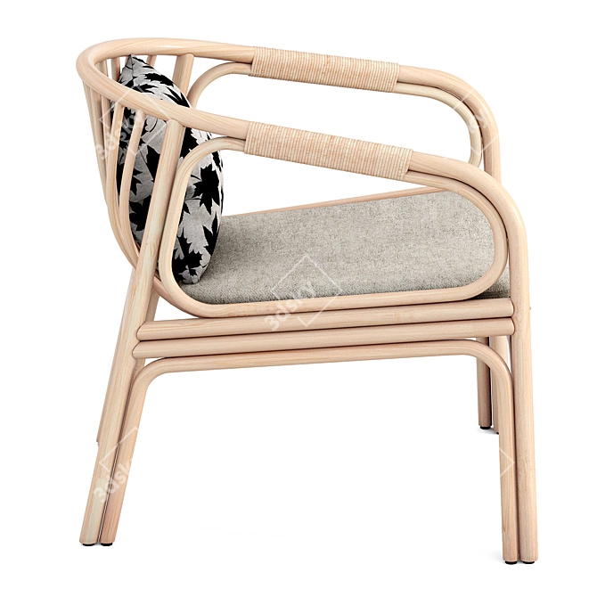 Orchid Edition Chair: Sleek Elegance 3D model image 3
