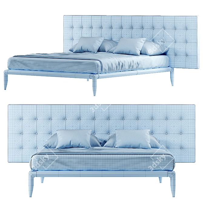 Elegant Volage 2017 Bed 3D model image 4