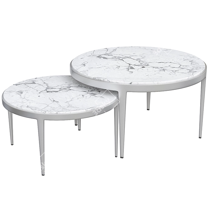 Modern Fredo Coffee Table: Sleek Design, Premium Quality 3D model image 1