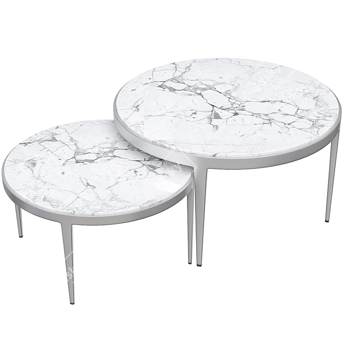 Modern Fredo Coffee Table: Sleek Design, Premium Quality 3D model image 2