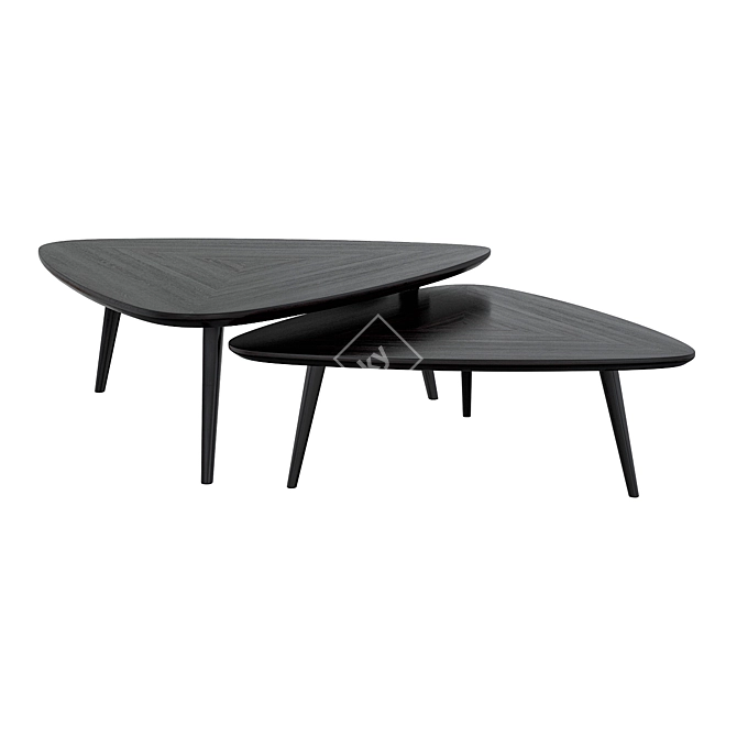 Modern Coffee Table Lauren: Stylish Design & Superior Quality 3D model image 2