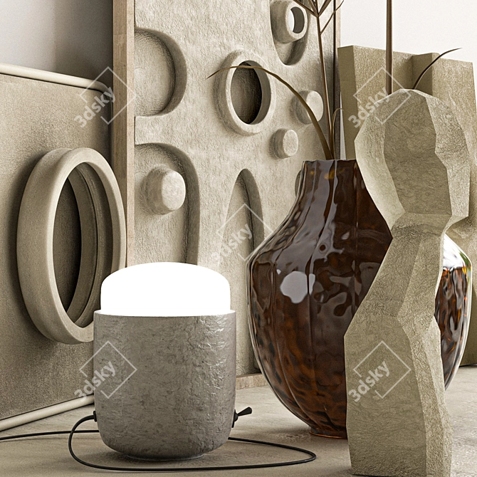 Elegant Decor Set: 3ds Max & V-Ray 3D model image 5