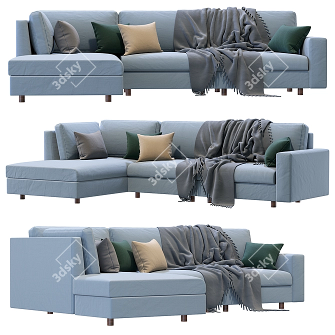 Timeless Elegance - Prostoria Classic Sectional 3D model image 1