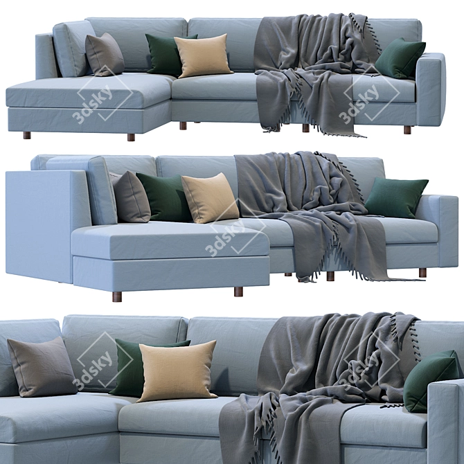 Timeless Elegance - Prostoria Classic Sectional 3D model image 4