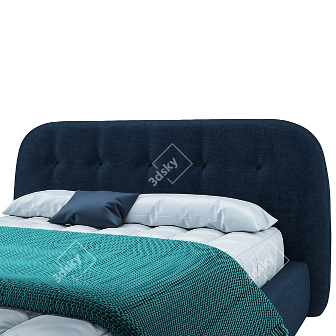 Sophie Bodema King Size Bed 3D model image 4