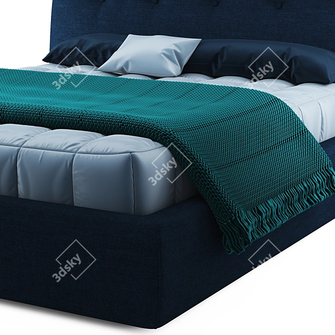 Sophie Bodema King Size Bed 3D model image 5