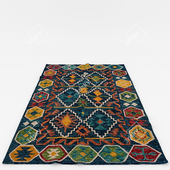 Versatile Rug Set - 6 Designs 3D model image 5