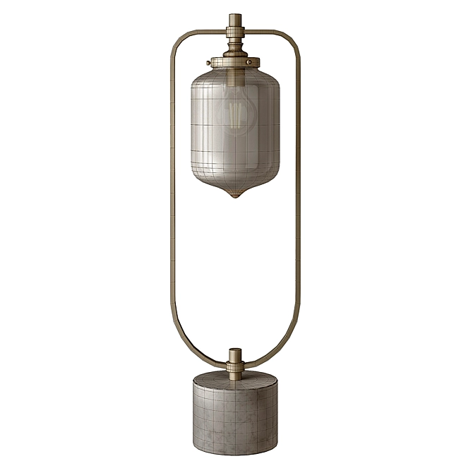 Elegant Barclay Table Lamp 3D model image 4