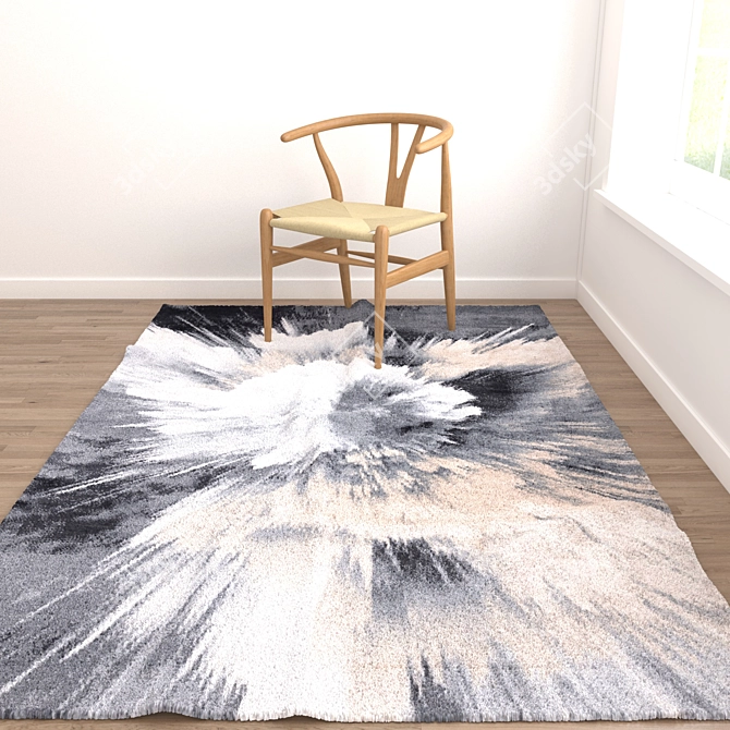 Versatile Rug Set for Stunning Renders 3D model image 4