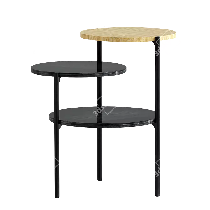 Sleek Modern Coffee Tables 3D model image 1