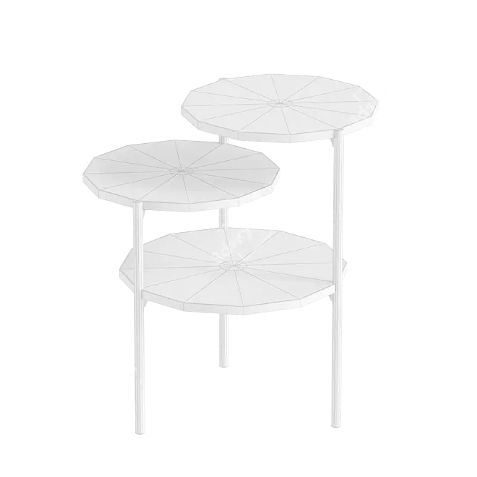 Sleek Modern Coffee Tables 3D model image 2