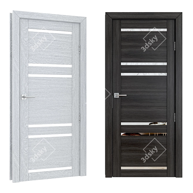 Russian Style Doors: Realistic 3D Models 3D model image 1