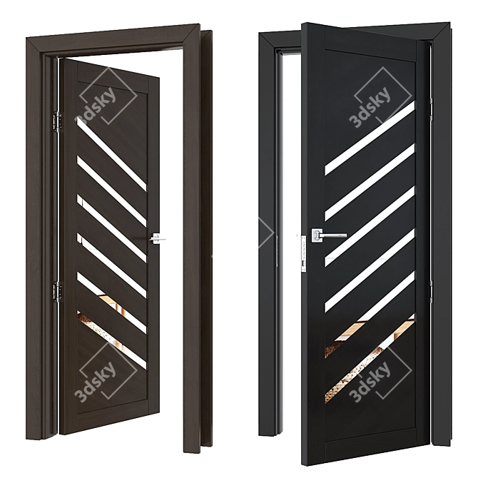 Authentic Carda Russian Doors 3D model image 2