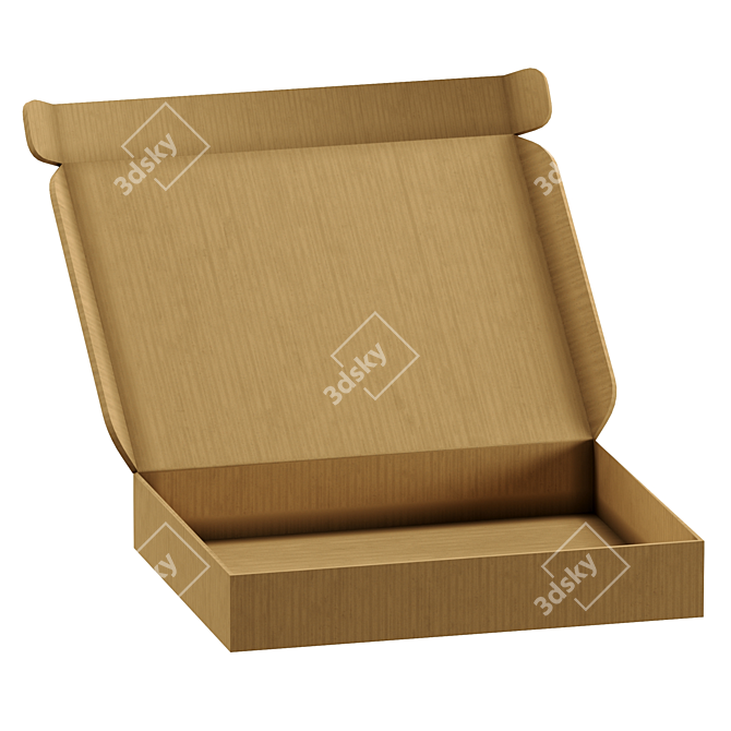 Versatile Cardboard Box Set 3D model image 4