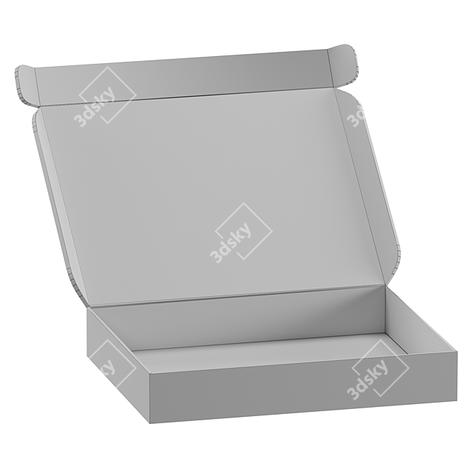 Versatile Cardboard Box Set 3D model image 5