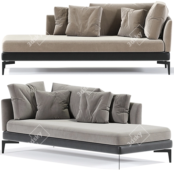 Flexform Feel Good Lounge 3D model image 3