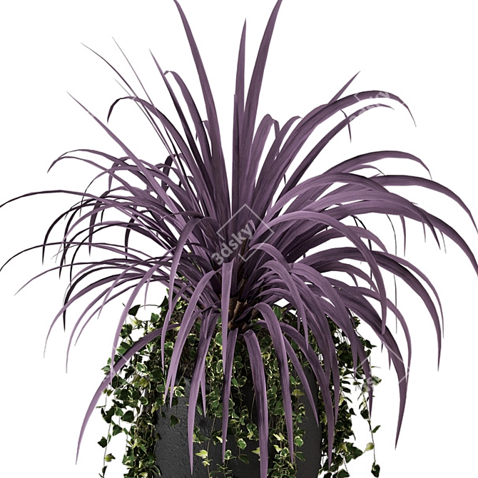 Modern Indoor Plant Collection 3D model image 5