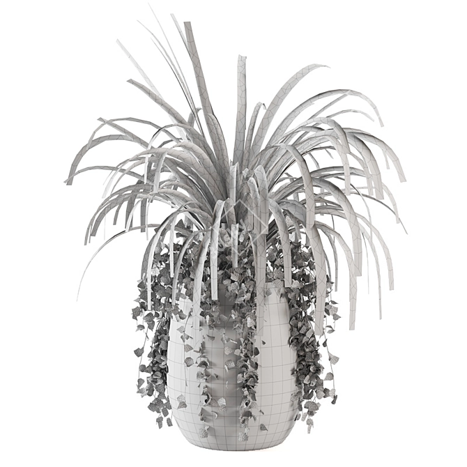 Modern Indoor Plant Collection 3D model image 6
