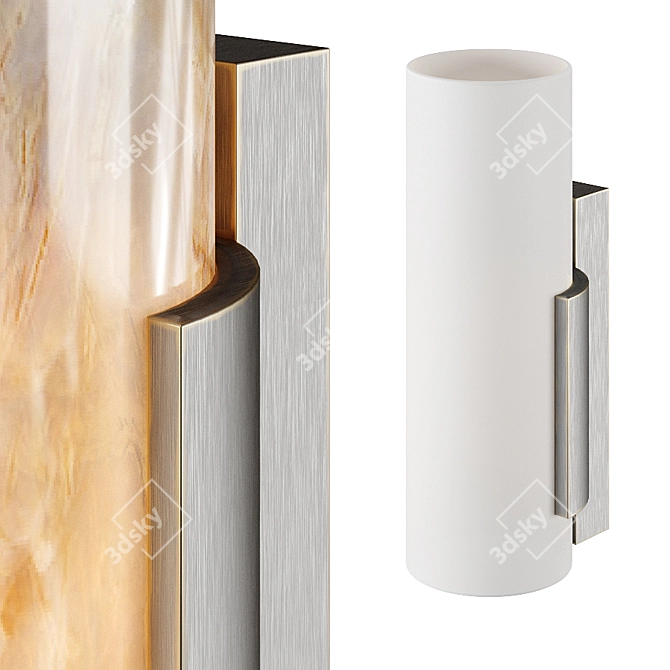 Venicem Sconce: Elegant Light Fixture 3D model image 2