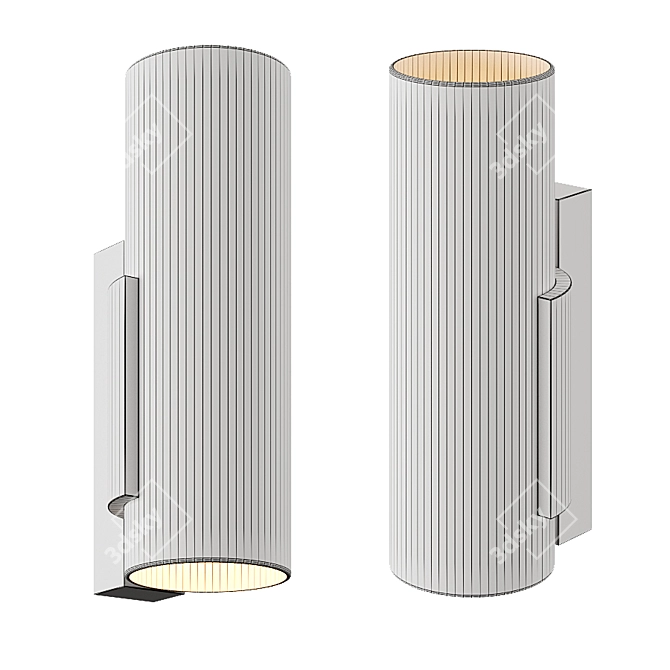 Venicem Sconce: Elegant Light Fixture 3D model image 3