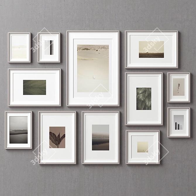 Versatile Frames Collection - Set of 12 3D model image 3