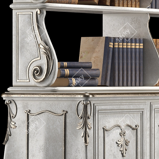 Elegant Roberto Giovannini Bookcase 3D model image 3