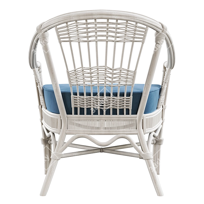 Bermuda Rattan Game Chair: Stylish and Comfortable 3D model image 4