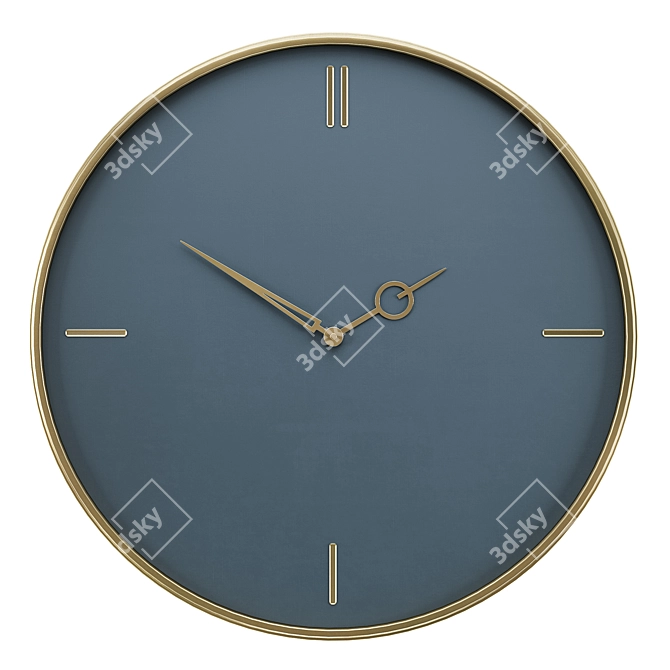 Timeless Elegance: Dantone Home Edward Wall Clock 3D model image 1