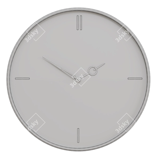 Timeless Elegance: Dantone Home Edward Wall Clock 3D model image 2