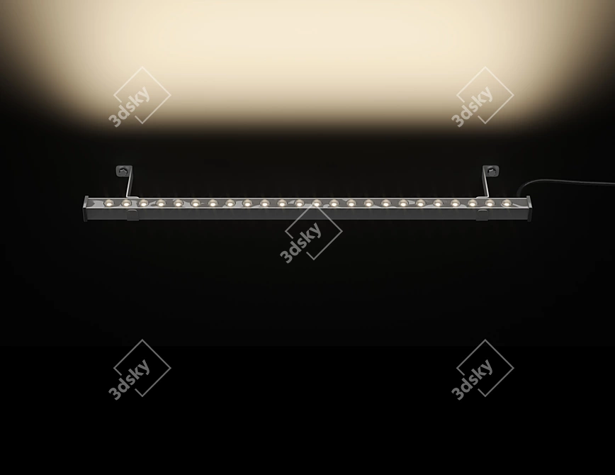 Compact Linear Light: WPLINE 14W 3D model image 5