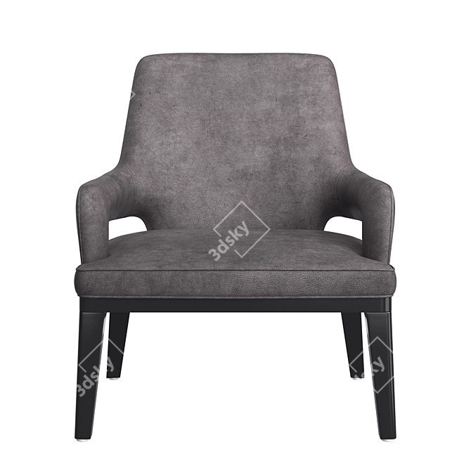 Modern Aspen Lounge Chair 3D model image 2