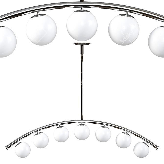 Sleek Pendant Light: Modern Elegance 3D model image 2