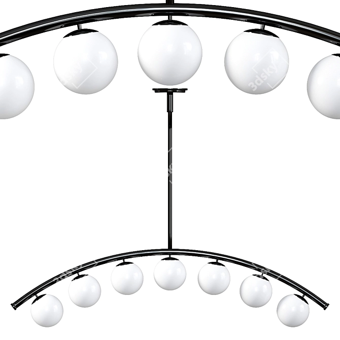 Sleek Pendant Light: Modern Elegance 3D model image 3