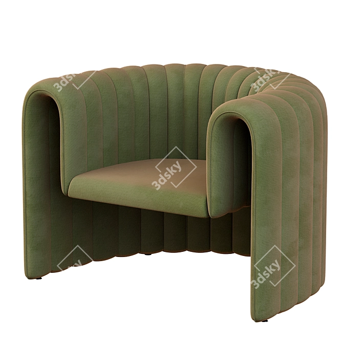 Remnant: Sancal Modern Armchair 3D model image 2