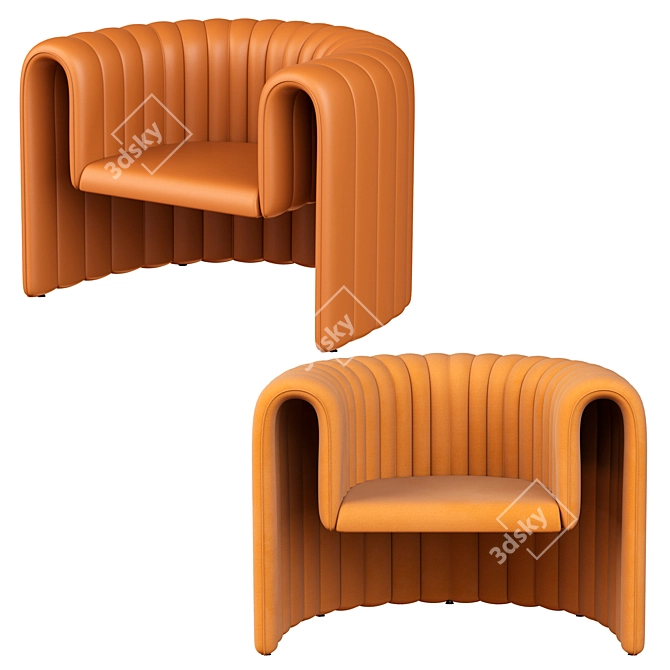 Remnant: Sancal Modern Armchair 3D model image 5