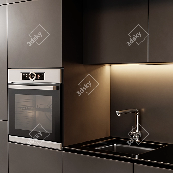 Modern Kitchen: 2015 Version 3D model image 4