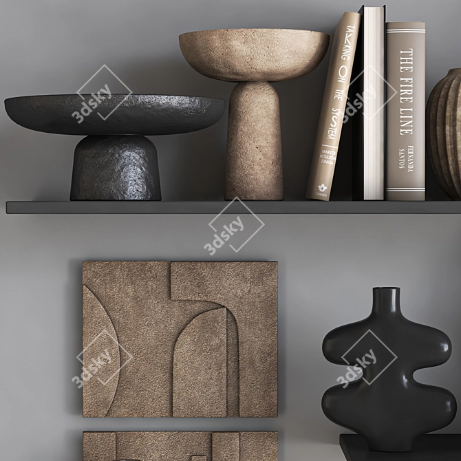 Elegant Decor Set - 03 3D model image 2