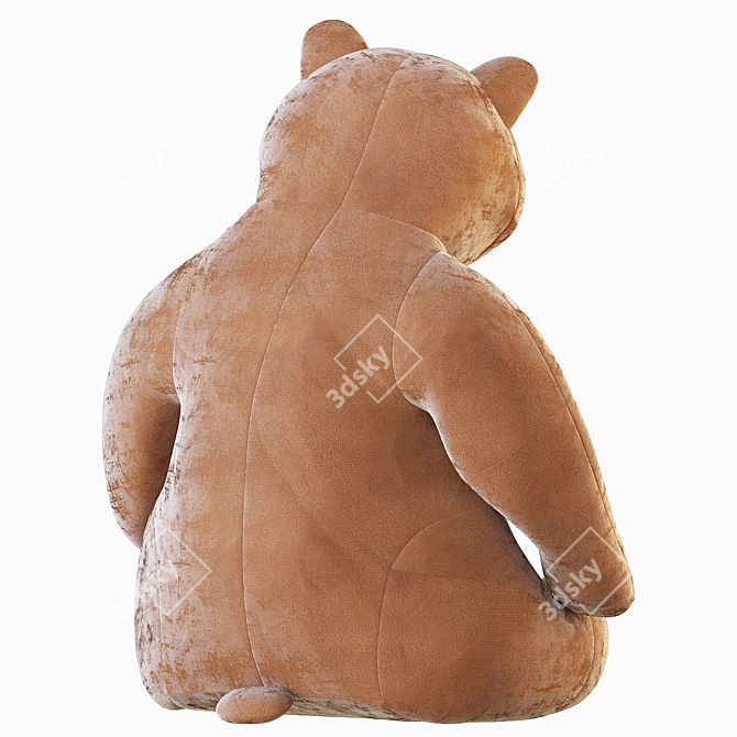 Cuddly Bear Plush Toy 3D model image 29