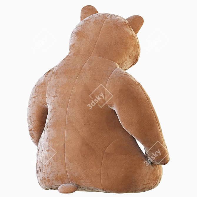 Cuddly Bear Plush Toy 3D model image 40