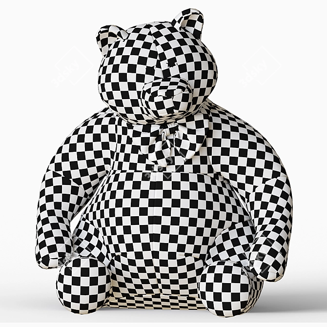 Cuddly Bear Plush Toy 3D model image 48