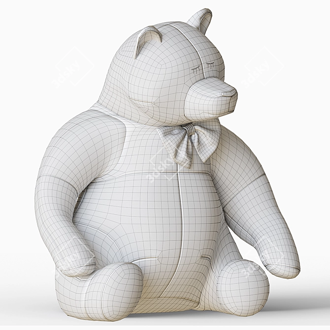 Cuddly Bear Plush Toy 3D model image 52