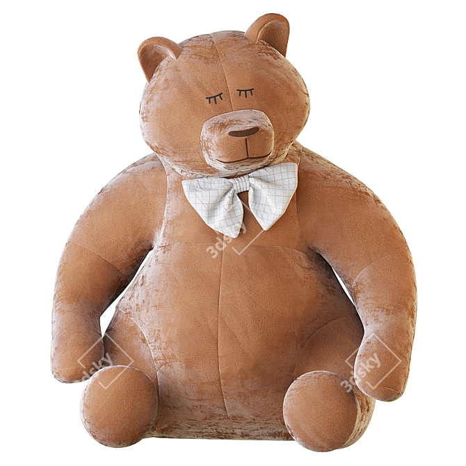 Cuddly Bear Plush Toy 3D model image 56