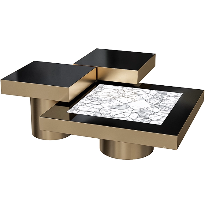 Elegant Tatler Coffee Table: Perfect Addition for your Living Room 3D model image 1