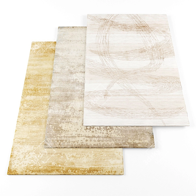 High Resolution Rugs Bundle 3D model image 1