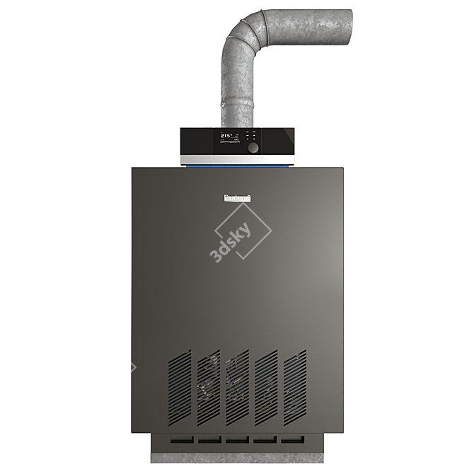 Efficient Gas Boiler Buderus G124 WS 3D model image 2