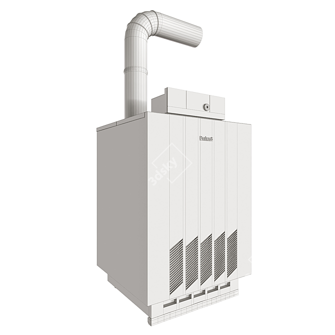 Efficient Gas Boiler Buderus G124 WS 3D model image 3