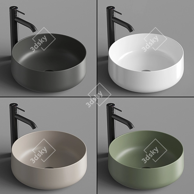 ArtCeram Cognac 42 Washbasin 3D model image 3