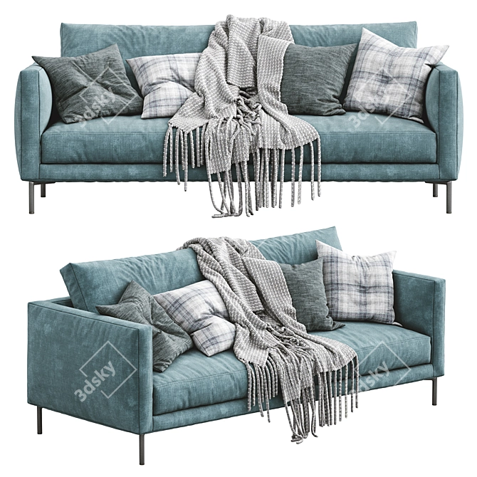 COCO Interface Sofa: Modern Design, Maximum Comfort 3D model image 3